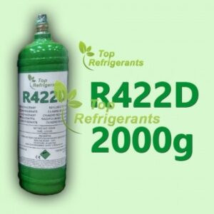 R422D 2kg Refrigerant Gas Refillable Cylinder